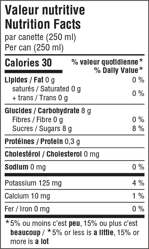 Orange vanille * Boîte de 4 canettes *